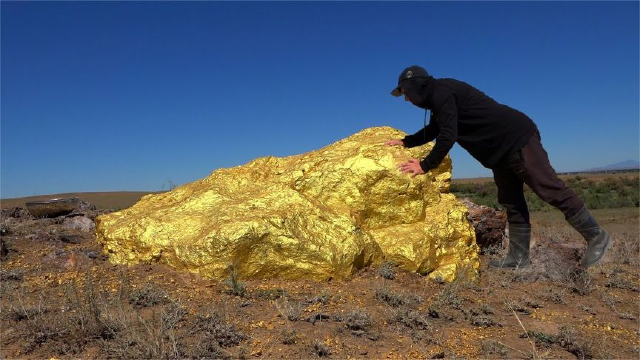 被发现的四个最大黄金,重达100多斤的巨型金块!你想拥有吗?