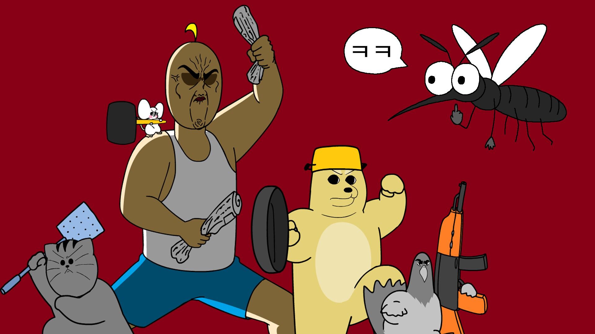 [禽兽朋友们] 与蚊子的战争_腾讯视频