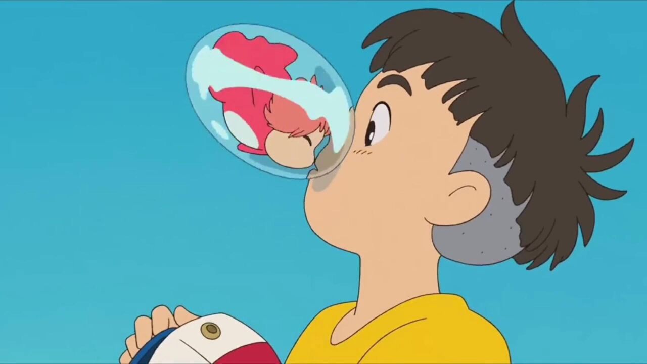 "一定不要放开我的手哦"#悬崖上的金鱼姬 #治愈 #动漫剪辑 #宫崎骏