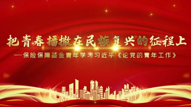 保险保障基金公司青年学习习近平《论党的青年工作》