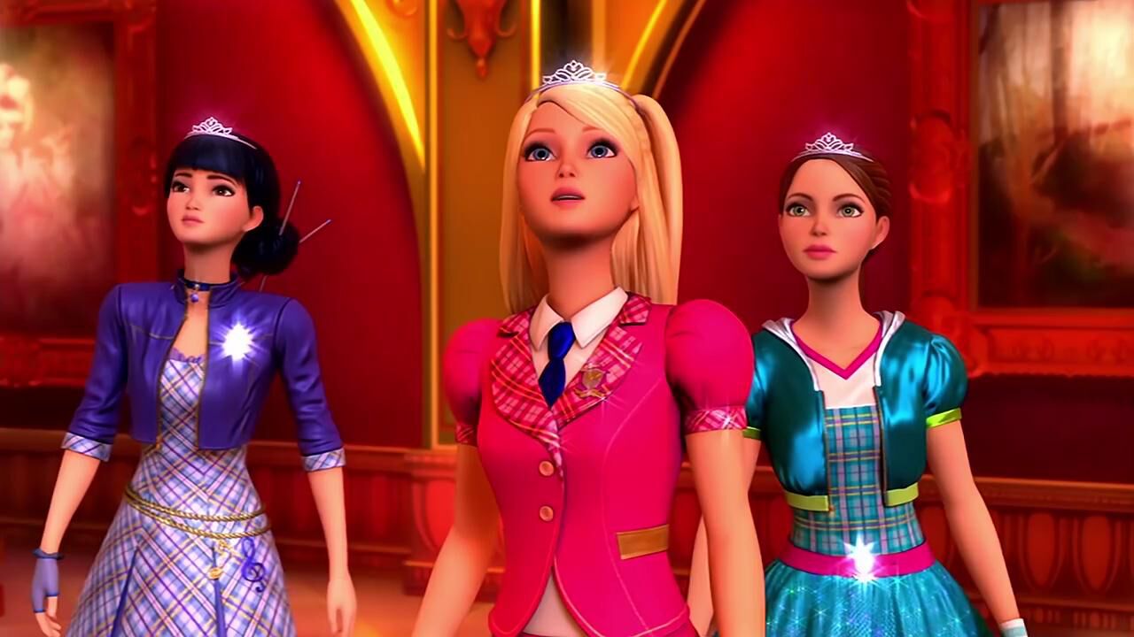 《芭比之公主学院》布莱尔的身世跟皇室有关,特别是那只狗_腾讯视频