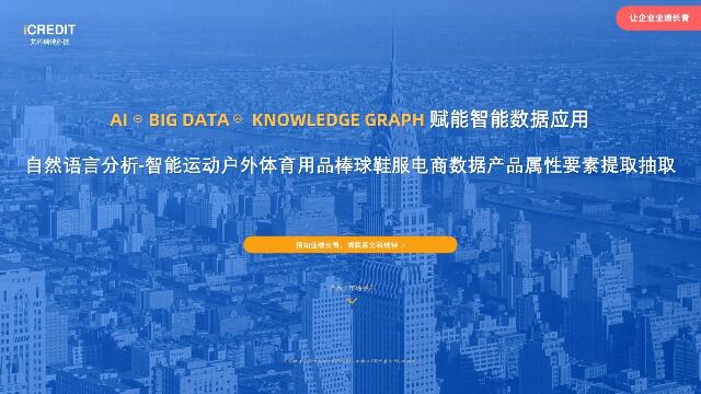 自然语言分析智能运动户外体育用品棒球鞋服电商数据产品属性要素提取抽取艾科瑞特科技(iCREDIT)