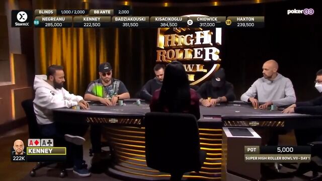 Quads vs Full House in $300,000 Poker Tournament