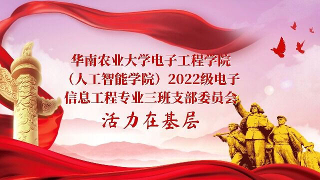 22电信三班活力在基层学二十大报告子活动