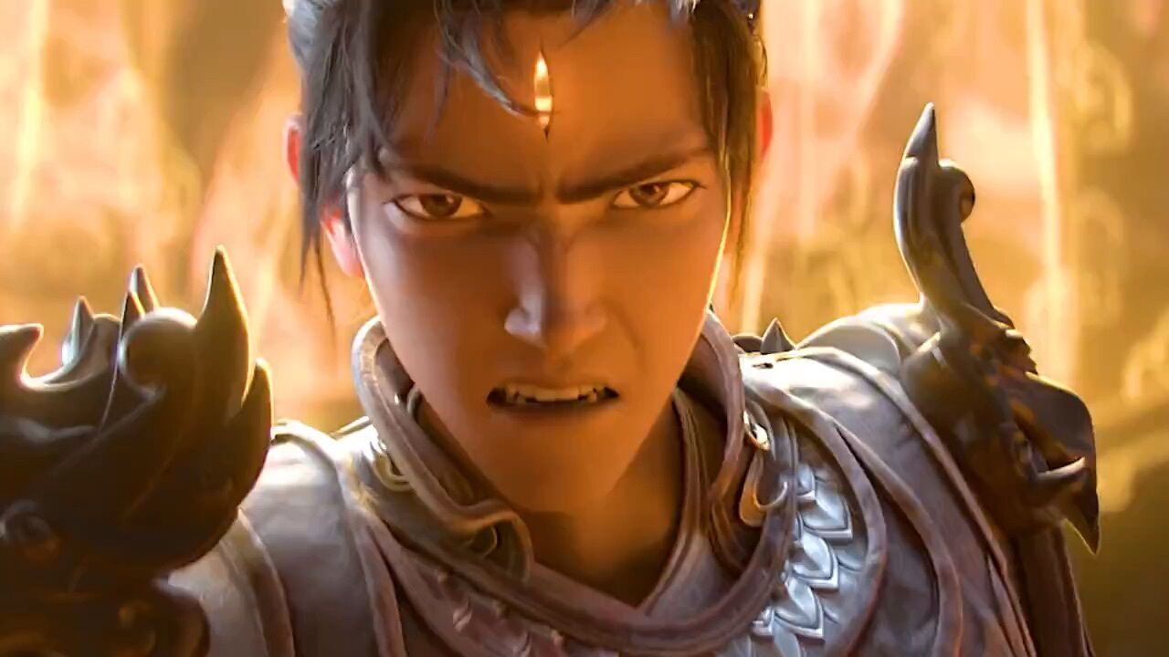 新神榜杨戬好燃二郎神杨戬为救妹妹元神觉醒独战太上老君和四大天王! _腾讯视频