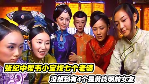鹿鼎记：张纪中帮韦小宝找七个老婆，没想到有4个是黄晓明前女友