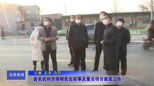【时政要闻】县长武利芳调研民生实事及重点项目建设工作