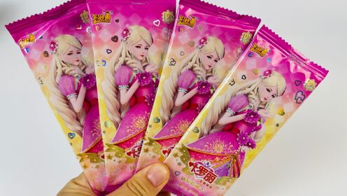 叶罗丽仙境收藏卡片梦幻包10元包第5弹卡片开箱啦,收集稀有cr卡冰公主