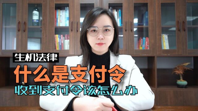 什么是支付令,收到支付令该怎么办?