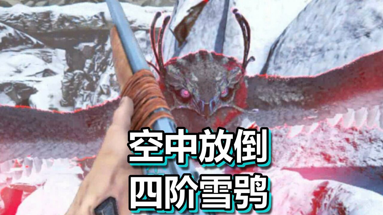 方舟沙漠篇 火焰解说 第63期 空中放倒四阶雪