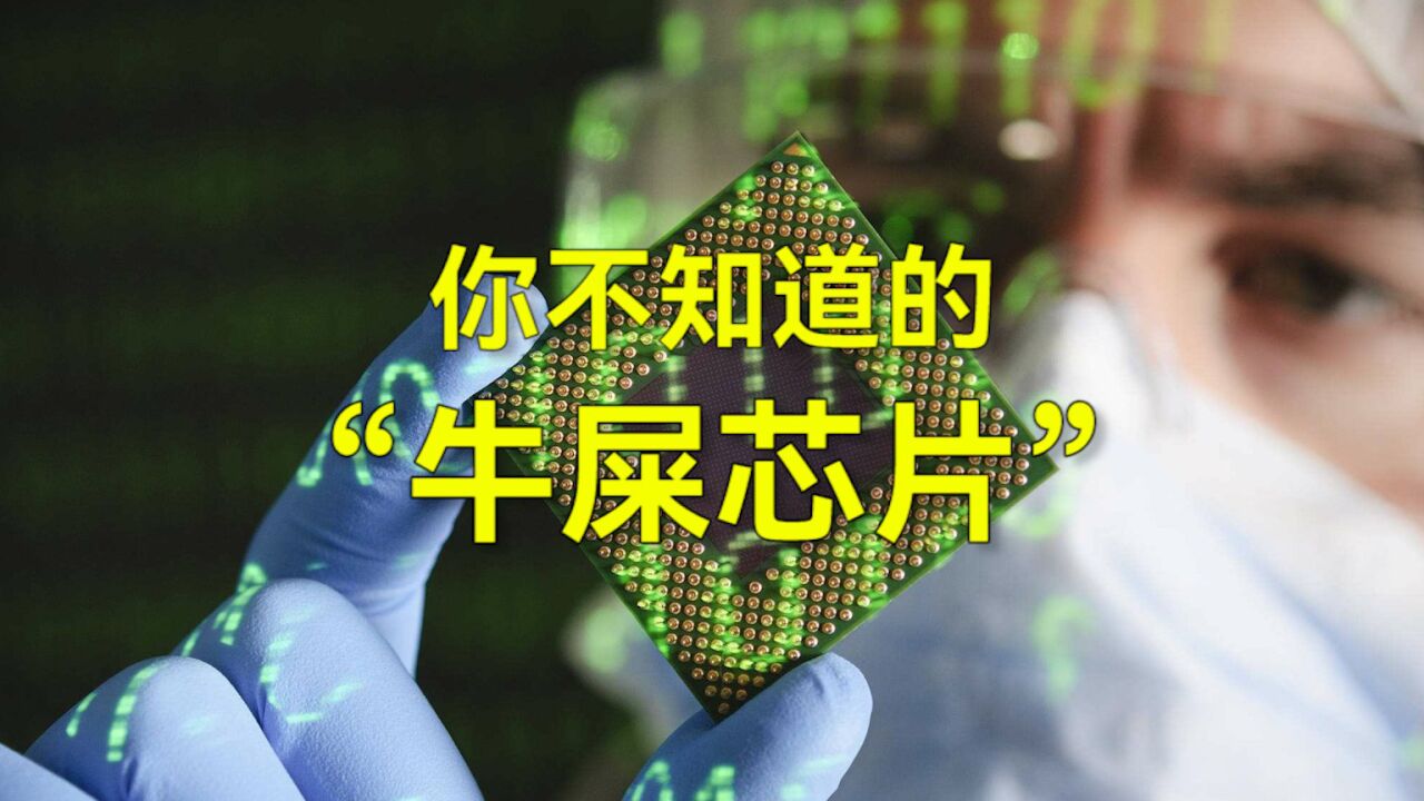 听到牛屎芯片,你会想到什么?牛粑粑做的芯片?