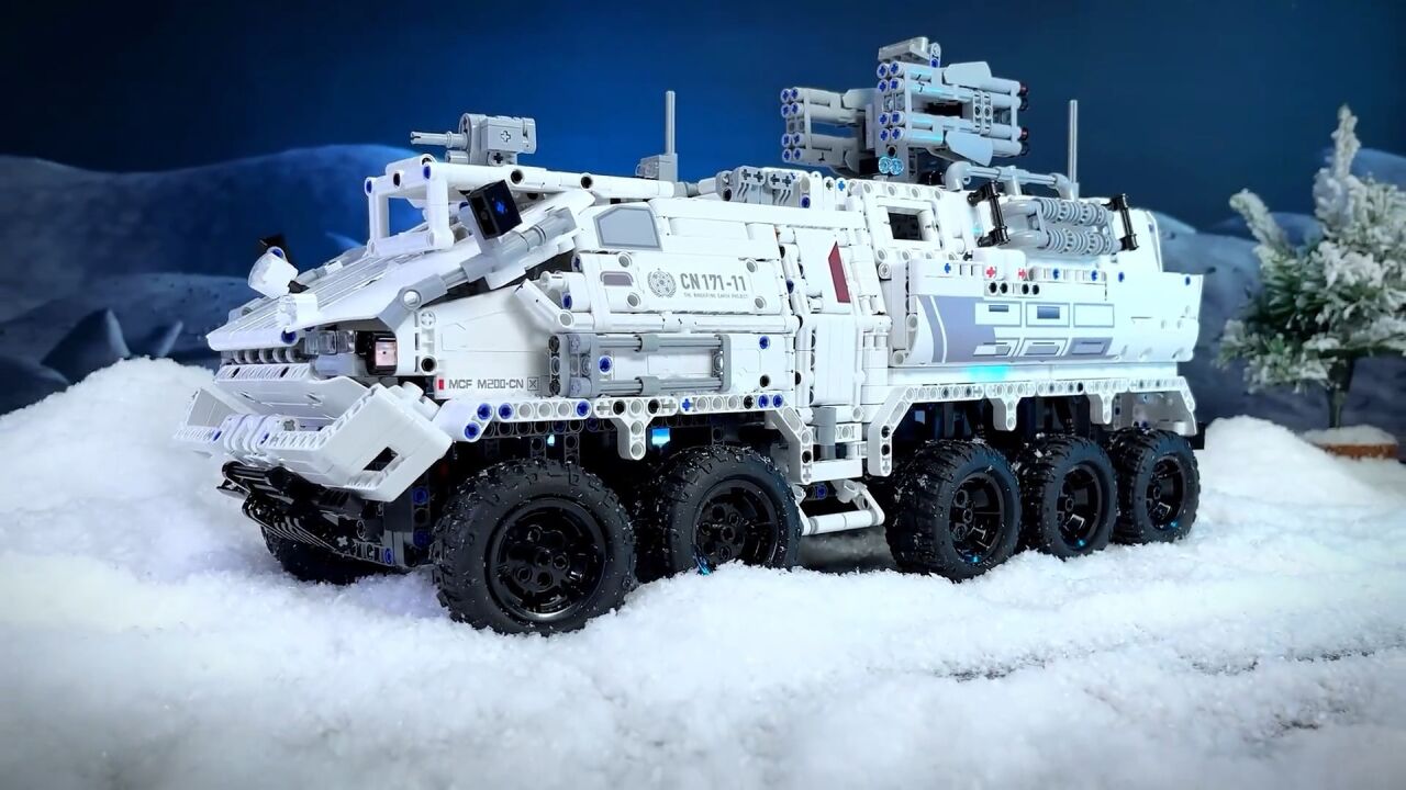 炮台可动 独立减震cn171流浪地球运兵车,2800颗粒科技组