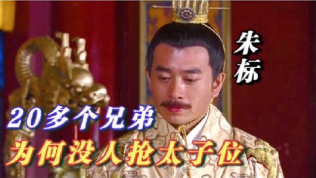 朱标有多厉害?为何朱棣都不敢和他争夺太子之位?看朱元璋做了啥