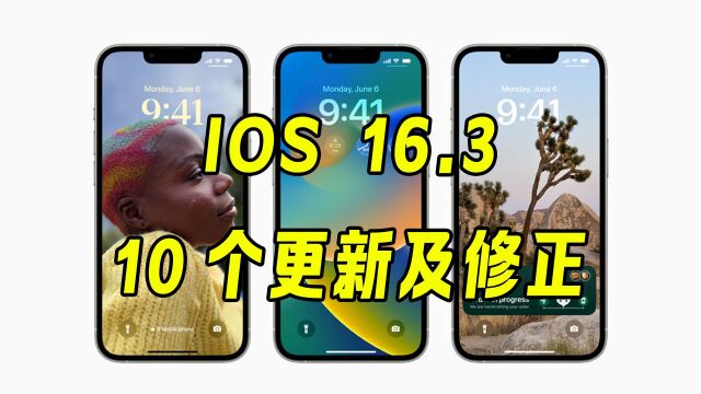 【IOS16.3】10个更新以及错误修正