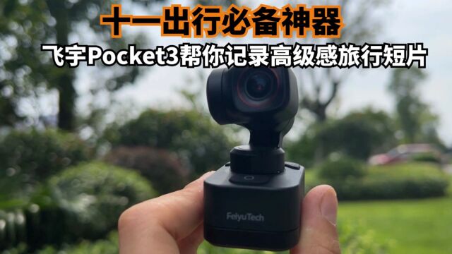 十一出行必备神器,飞宇Pocket3帮你记录高级感旅行短片