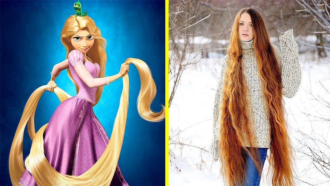 真人版长发公主出现了?世界上头发最长的女人!