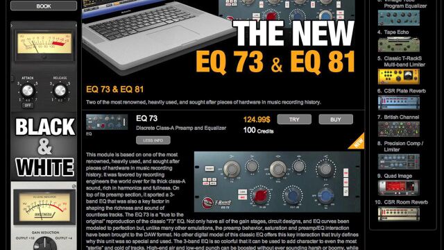 NEW in TRackS Custom Shop  EQ 73 & EQ 81  Two classic, legendary