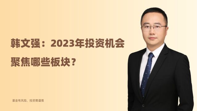 韩文强2023投资机会