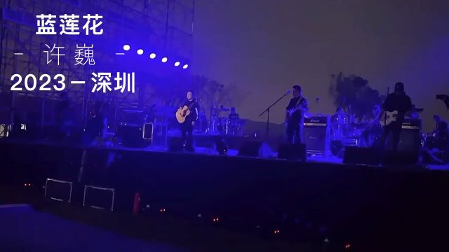 许巍2023深圳音乐节