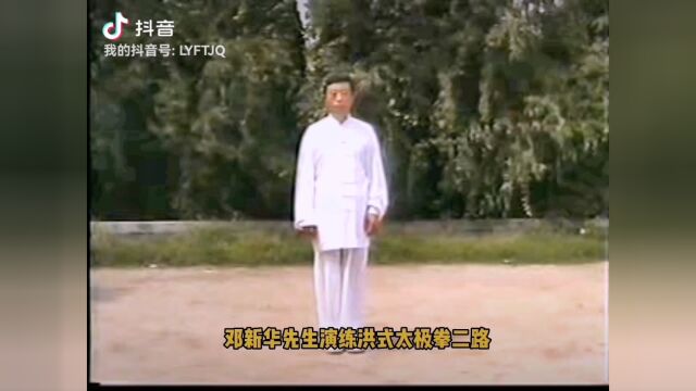 邓新华先生演练洪式太极拳二路(上传:李延峰)