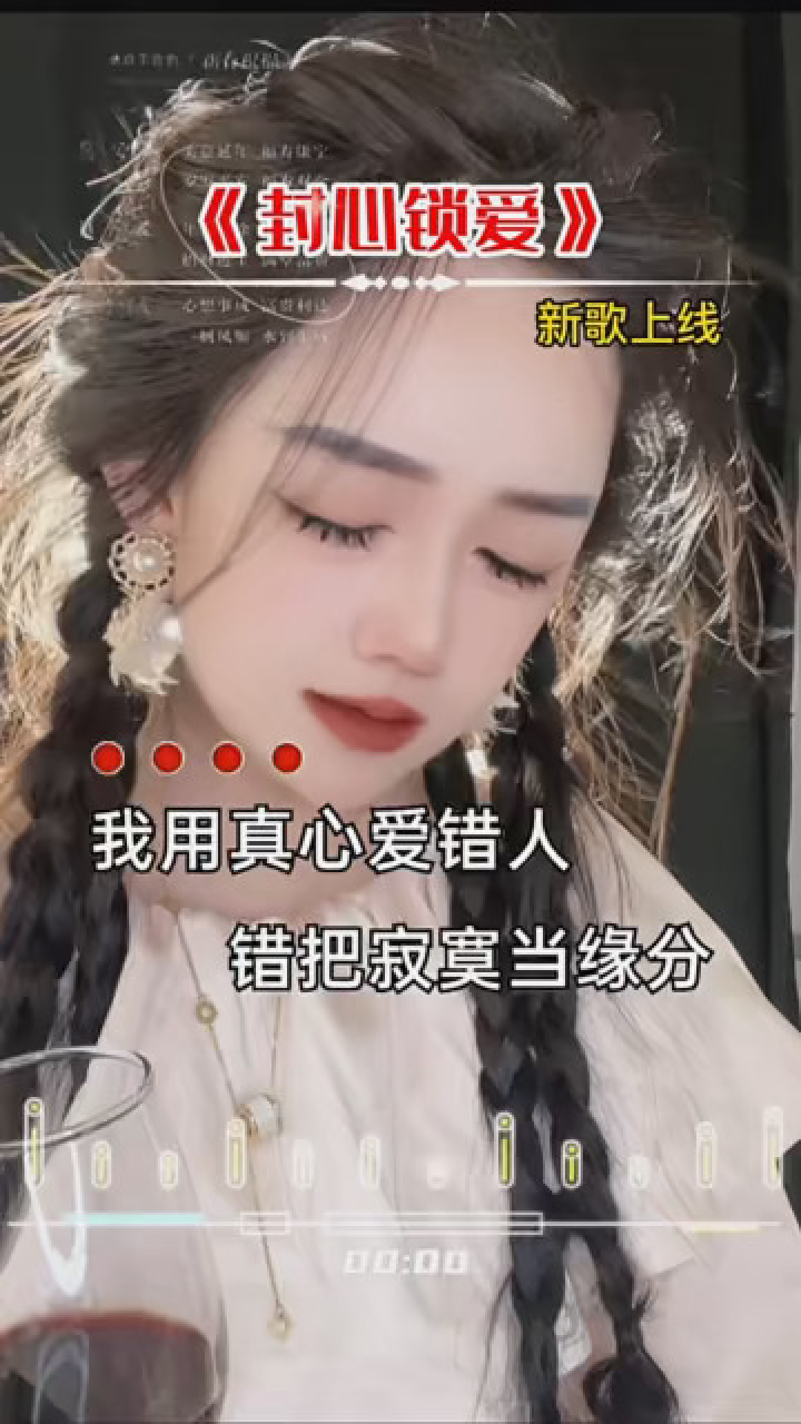 才发现原来一直都是我的一厢情愿#歌词句句入心 #封心锁爱 #扎心