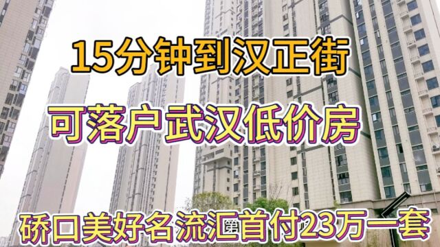 房哥实拍武汉美好名流汇低价房一套二十三万,可以落户武汉主城区