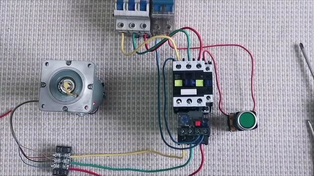 电动机点动控制线路接线方法#零基础学电工 #电气控制 #电工知识