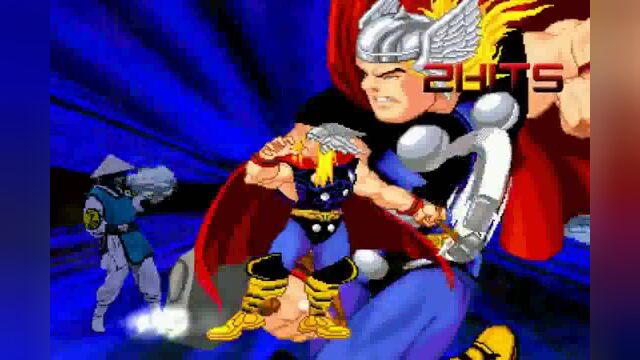 mugenraidenvsthor(480p) 两个玩电的打起来了:雷电VS雷神