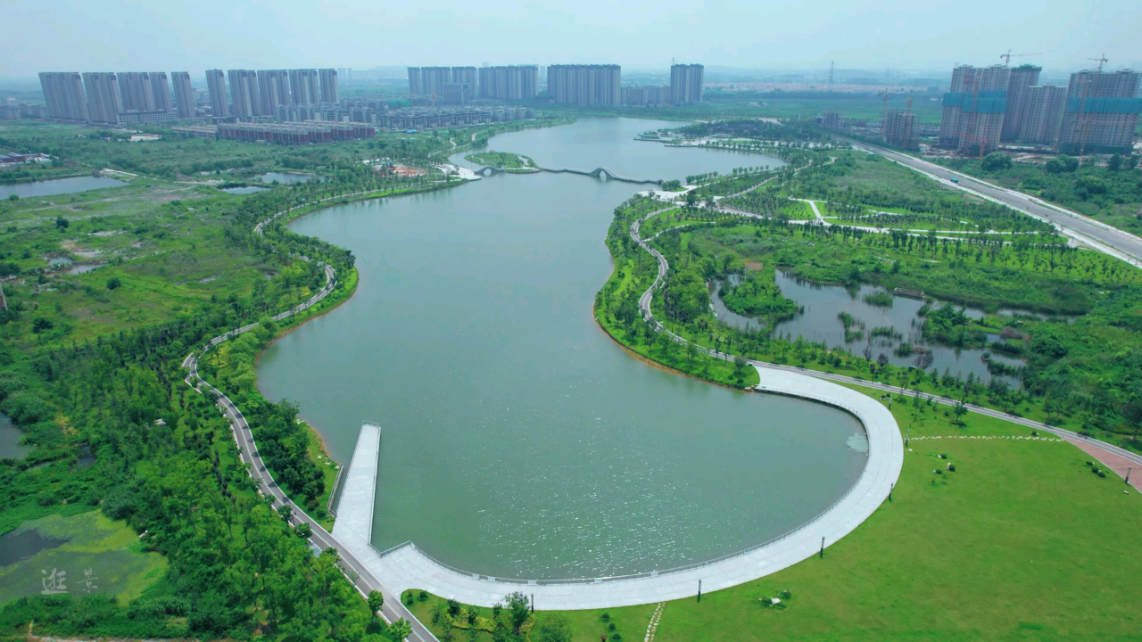 徐州市解忧湖公园美丽景色