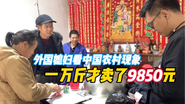 衢州柑橘一万斤卖了9850元,贵吗?