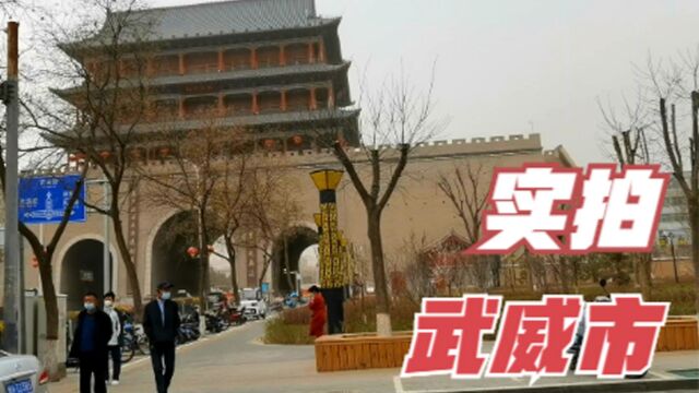 徒步10公里,实拍武威市街头,来了解一下河西走廊第一站的城市