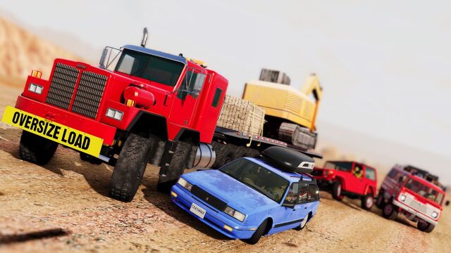 【BeamNG】汽车对BigRig B系列 (路霸)