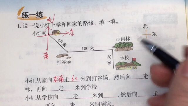 40 方向与位置 P61页 知识易解