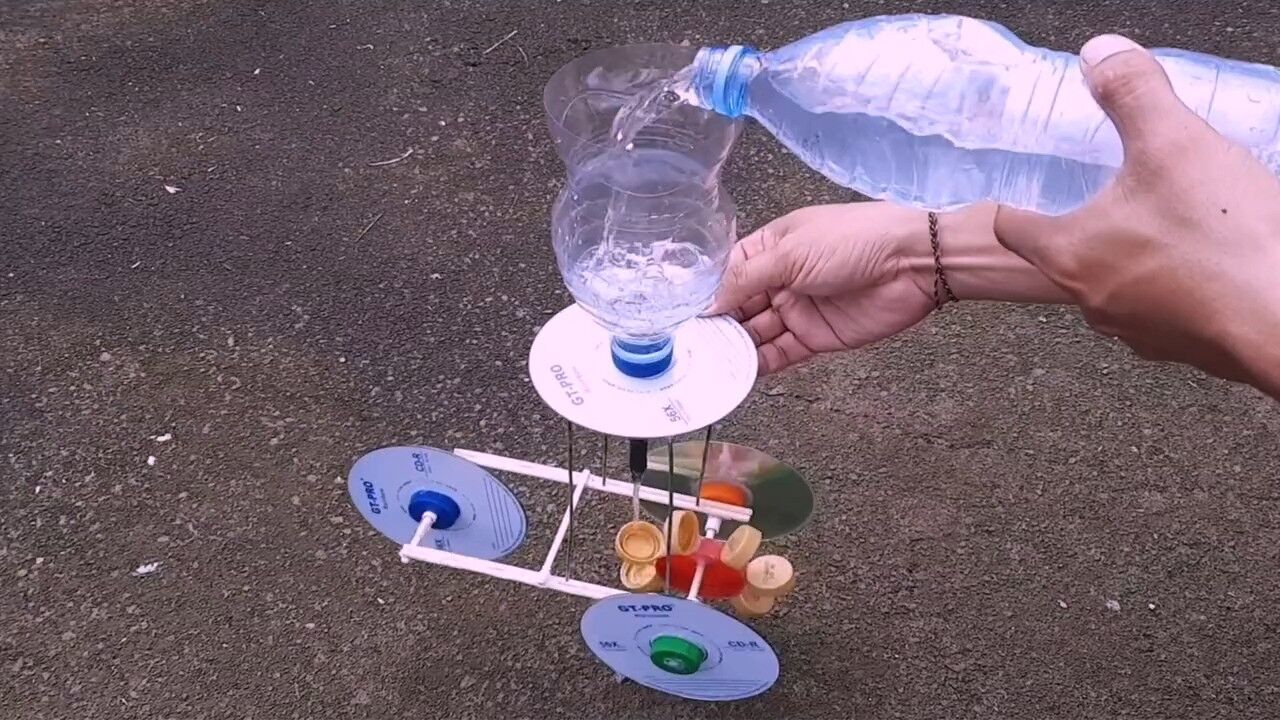 做出这样永动机装置简直创意又奇葩变废为宝创意手工diy匠心制作废物