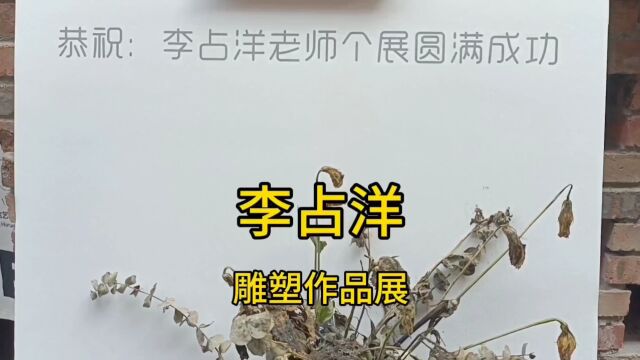 艺术家展厅丨 李占洋雕塑作品展 2023年10月17日,徐之腾拍于四川美院虎溪公社之空间.