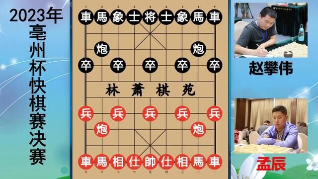 亳州杯决赛:桂冠花落谁家?孟辰赵攀伟上演巅峰对决,软件招神杀 #亳州杯 #象棋亳州杯决赛 #孟辰 #赵攀伟