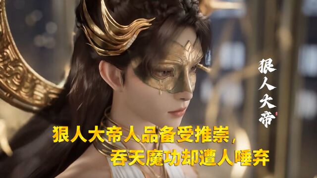 遮天:狠人大帝人品备受推崇,吞天魔功却遭人唾弃