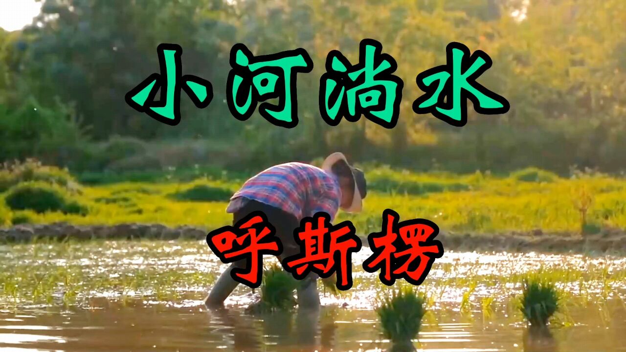 《小河淌水》深情,细腻,悦耳动听,扣人心弦.听起来如痴如醉