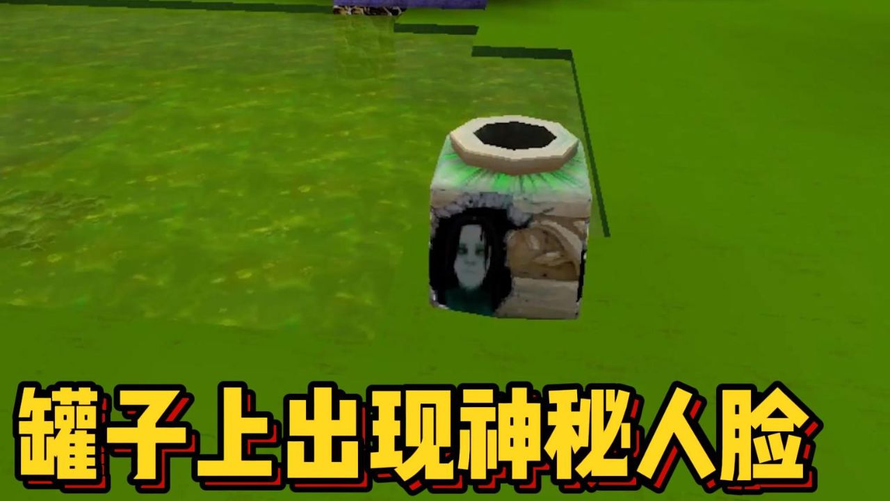 暗网版迷你世界3:罐子上面出诡异人脸!