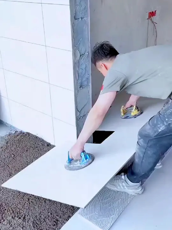 瓦工贴砖必须沟通五个细节 #贴砖 #瓷砖 #装修材料选择 #装修干货