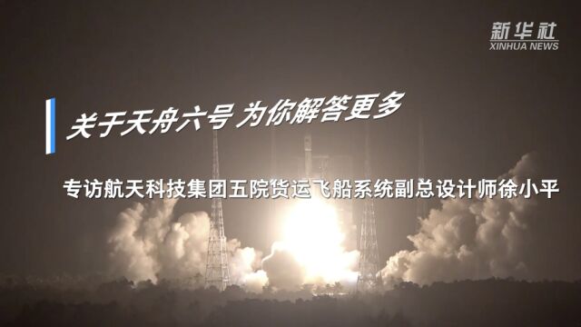 关于天舟六号 为你解答更多——专访航天科技集团五院货运飞船系统副总设计师徐小平