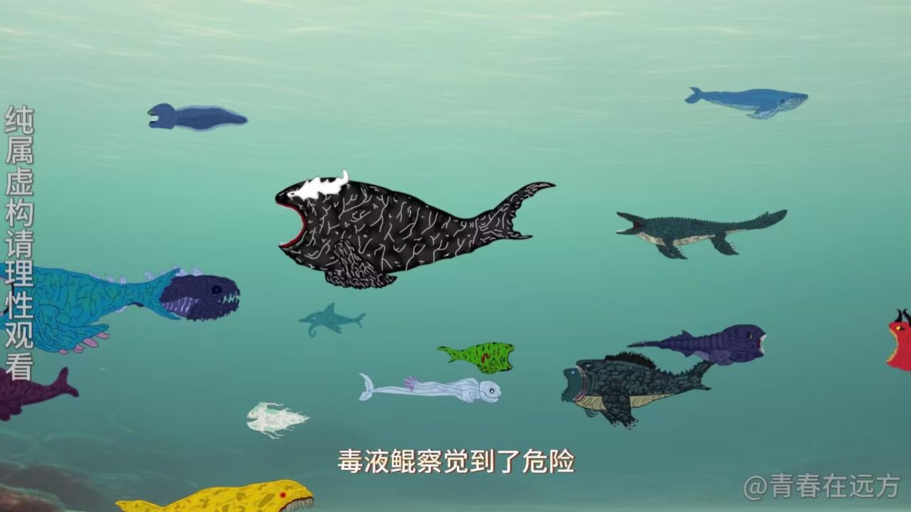 巨兽世界70 #原创动画 #巨鲲 #远古生物