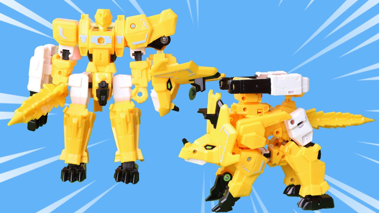 心奇爆龙战车龙装x2战甲经典版数码三角龙变形玩具