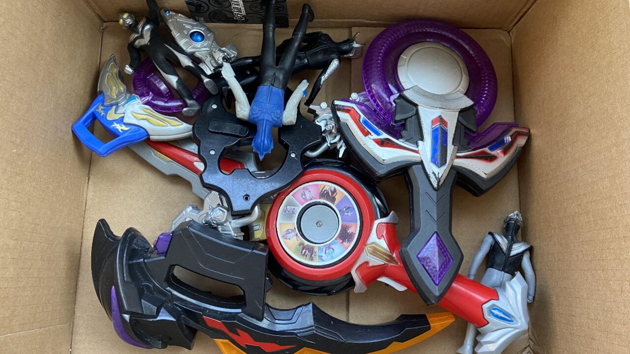 奥特曼武器玩具大合集,欧布圆环 贝利亚黄昏 奥特曼钥匙扣 欧布圣剑