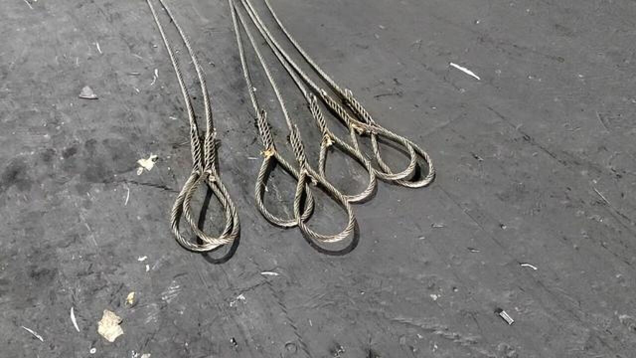 #钢丝绳索具#起重吊装#链条#钢丝绳#吊装人钢丝绳叉编压扣定制各种型号长度_腾讯视频