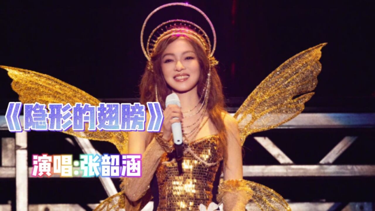 张韶涵唱《隐形的翅膀》声音坚定有力量,满满的回忆 ,太好听了
