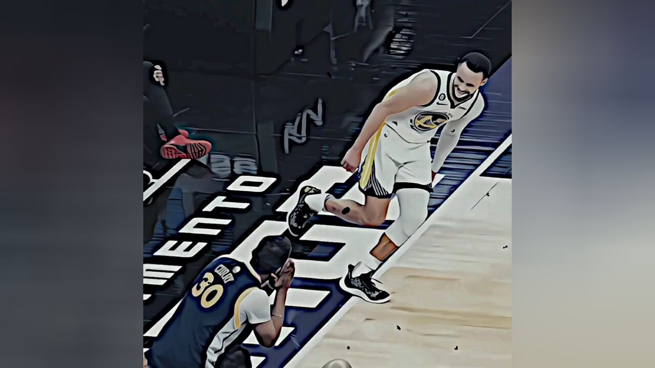 这又是一张世界名画.#库里 #金州之王sc #库库希 fustnlk