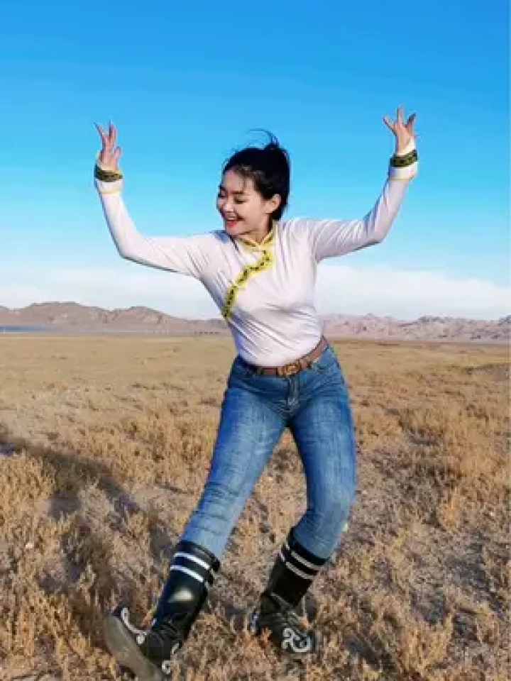 欢乐的海洋就得欢乐的跳#内蒙姑娘 #欢乐的海洋