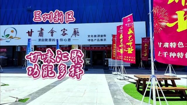 一种很新的方式!甘肃会客厅,汇全省甘味……#创作灵感 #兰州新区 #甘味