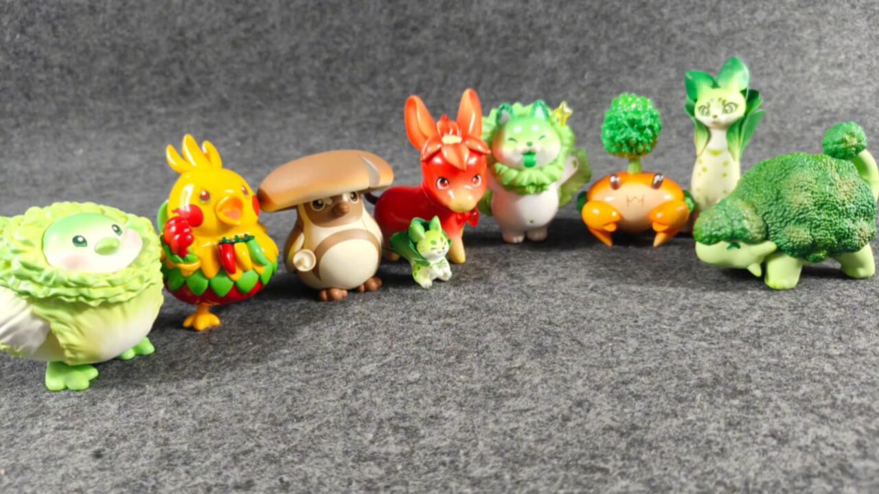 又萌又菜我的最爱!dodowo 蔬菜精灵 盲盒手办 第3弹